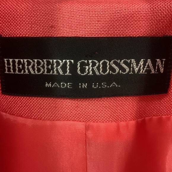Herbert Grossman Women’s Blazer Jacket w Collar sash that connects to other side - Picture 4 of 11